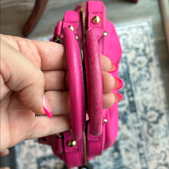 Leather Kate Spade Pink Five Points Kinsey Satchel Tote Bag - Picture 13 of 15